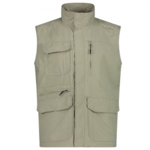 GILET TREKKING UOMO CMP OUTDOOR MULTITASCHE 30t6657 P631 SABBIA