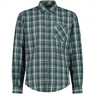 CAMICIA TREKKING UOMO CMP MAN SHIRT POLYESTER 30T9927 10ZT ALPINE
