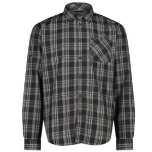 CAMICIA TREKKING UOMO CMP MAN SHIRT POLYESTER 30T9927 19ZV ANTRACITE