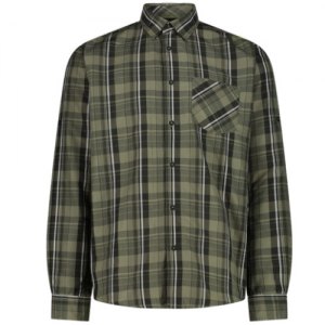 CAMICIA TREKKING UOMO CMP MAN SHIRT POLYESTER 30T9927 22ZV SAGE