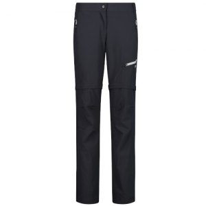 PANTALONI ACCORCIABILI TREKKING DONNA CMP WOMAN PANT ZIP OFF STRETCH 31T5116 05UN ANTRACITE