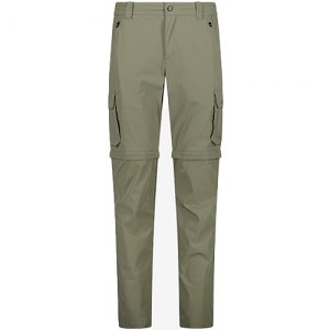 PANTALONI TREKKING ACCORCIABILI UOMO CMP MAN CARGO ZIP OFF PANT STRETCH 31T5627 E663 SAGE