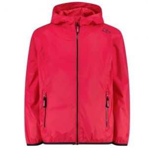 GIACCA KWAY BAMBINA CMP KID G JACKET RAIN FIX HOOD 32X5795 B880 FRAGOLA