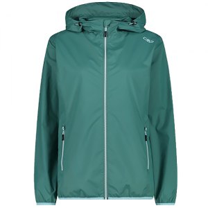 GIACCA PIOGGIA DONNA CMP WOMAN FIX HOOD RAIN JACKET 32X5796 E811 AGAVE
