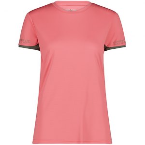 MAGLIETTA TREKKING DONNA CMP WOMAN T-SHIRT LIGHT POLYESTER 33N6316 B614 CORAL