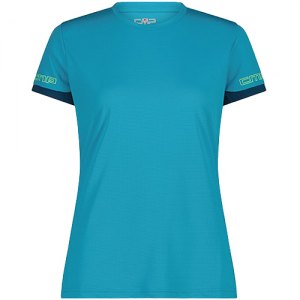 MAGLIETTA TREKKING DONNA CMP WOMAN T-SHIRT LIGHT POLYESTER 33N6316 L915 TIFFANY
