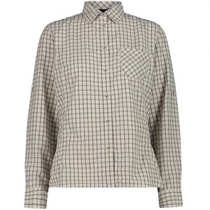 CAMICIA TREKKING DONNA CMP WOMAN SHIRT 34S5696 30ZT VANIGLIA