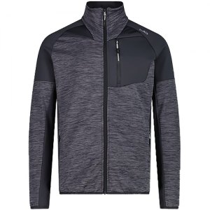 PILE TREKKING UOMO CMP MAN JACKET MELANGE GRID TECH STRETCH 35G3047 U817