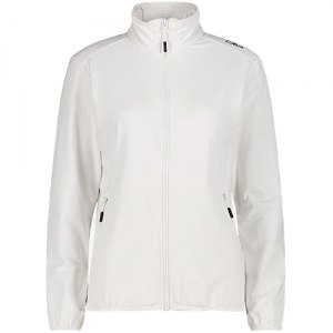 PILE TREKKING DONNA CMP WOMAN JACKET GRID TECH STRETCH 35G6406 A001 BIANCO