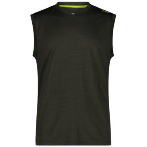 CANOTTA TREKKING UOMO CMP MAN SLEVELESS JACQUARD T-SHIRT 35N5627 F963 PINE