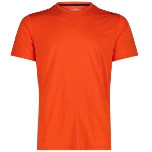 MAGLIETTA TREKKING CMP MAN T-SHIRT JACQUARD 35N5637 C451 ORANGE