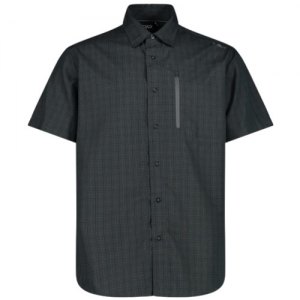 CAMICIA TREKKING MANICA CORTA CMP MAN SHIRT 35S7797 27UT ANTRACITE