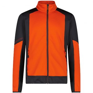 PILE TREKKING UOMO CMP MAN JACKET MELANGE GRID TECH STRETCH 36G6317 C451