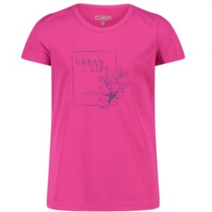 MAGLIETTA TREKKING BAMBINA CMP KID G T-SHIRT PIQUET 38T6385 C505 FUXIA