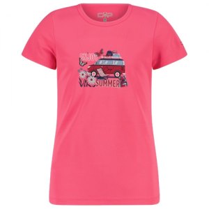 MAGLIETTA BAMBINA TREKKING CMP KID G T-SHIRT PIQUET 38T6385 43CV PINK FLUO