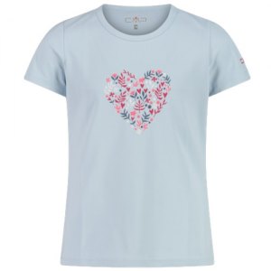 MAGLIETTA TREKKING BAMBINA CMP KID G T-SHIRT PIQUET 38T6385 L253 SKY BLUE