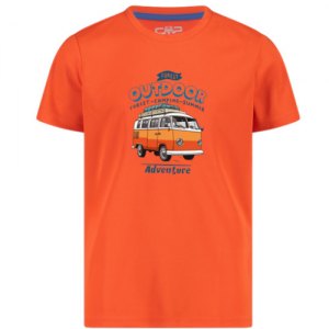 MAGLIETTA TREKKING BAMBINO CMP KID T-SHIRT PIQUET 38T6744 C783 TANGO