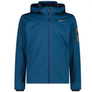 GIACCA TREKKING CMP MAN JACKET ZIP HOOD LIGHT SOFTSHELL 39A5027 N903