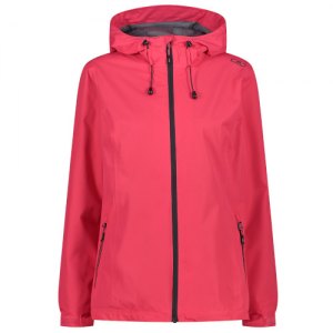 GIACCA TREKKING DONNA CMP WOMAN RAIN FIX HOOD JACKET 39X6636 B880 FRAGOLA