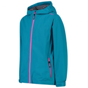 GIACCA TREKKING BAMBINA CMP KID G RAIN FIX HOOD JACKET RIPSTOP 39X7985 L708