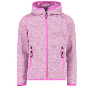 PILE BAMBINA  CMP GIRL JACKET FIX HOOD KNITTED 3H19825 00HM