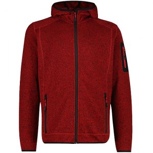 PILE CMP MAN JACKET FIX HOOD KNITTED 3H60847N 01CU