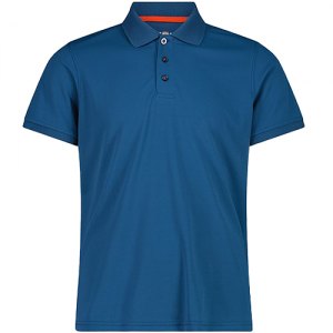 MAGLIA TREKKING CMP MAN POLO PIQUET 3T60077 L951 OCEAN