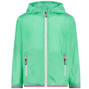 K WAY BAMBINA CMP KID JACKET RAIN FIX HOOD 3X53255 E306 GREEN