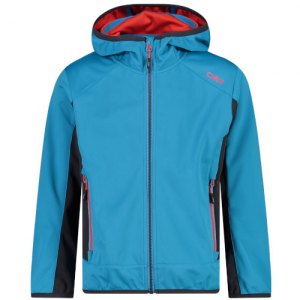 GIACCA TREKKING JUNIOR CMP KID FIX HOOD JACKET LIGHT SOFTSHELL 39A5134 DANUBE