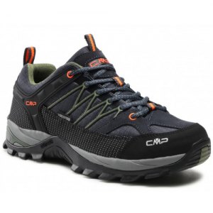 SCARPE TREKKING CMP RIGEL LOW WP 3Q54457 51UG ANTRACITE-TORBA