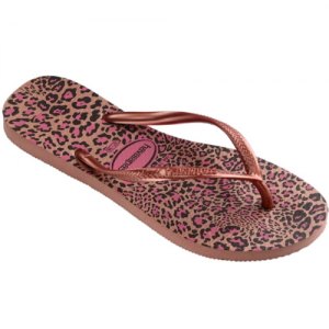 CIABATTE INFRADITO HAVAIANAS SLIM ANIMALS 4103352 6459 CROCUS ROSE