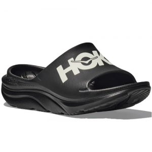 CIABATTE HOKA U ORA ATHLETIC SLIDE 1155154 BWHT BLACK