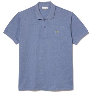 POLO LACOSTE CLASSIC FIT MELANGE L1264 1GF BLEU CHINE