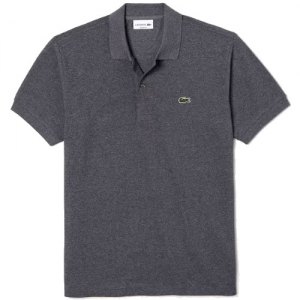 POLO LACOSTE CLASSIC FIT MELANGE L1264 E8G GRIS CHINE