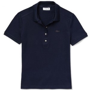 LACOSTE POLO DONNA STRETCH SLIM FIT PF5462 166 MARINE