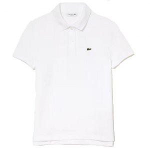 LACOSTE POLO DONNA REGULAR FIT PF7839 001 BLANC