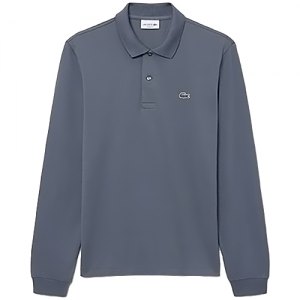 POLO MANICA LUNGA LACOSTE CLASSIC FIT L1312 7EZ GRIS