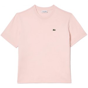 MAGLIETTA DONNA LACOSTE T-SHIRT TF7215 ADY ROSE PALE
