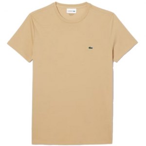 MAGLIETTA T-SHIRT 	LACOSTE TH6709 IXQ BEIGE