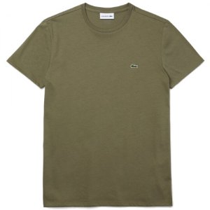 MAGLIETTA T-SHIRT LACOSTE TH6709 316 VERT KAKI