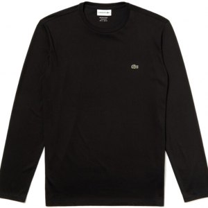 MAGLIETTA GIROCOLLO MANICA LUNGA LACOSTE TH6712 031 NOIR