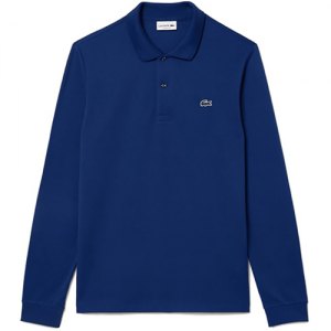 MAGLIA POLO MANICA LUNGA LACOSTE CLASSIC FIT L1312 F9F BLEU MARINE