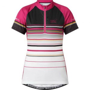 MAGLIA CICLISMO DONNA NAKAMURA FIONA WMS 413566 900 050 BLACK/ROSE DARK