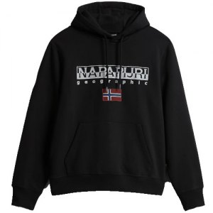 FELPA CAPPUCCIO NAPAPIJRI B-AYAS HOODIE 1 NA4GJA041 BLACK