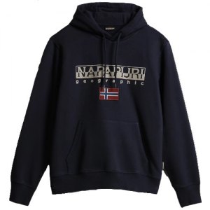 FELPA CAPPUCCIO NAPAPIJRI B-AYAS HOODIE 1 NA4GJA176 BLU MARINE