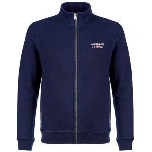 FELPA CON ZIP NAPAPIJRI BERTHOW LOGO FULL N0YHWE