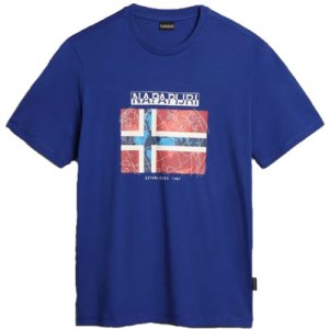 MAGLIETTA T-SHIRT NAPAPIJRI S-GUIRO NA4H22B5A BLU MAZARIN