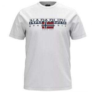 MAGLIETTA T-SHIRT NAPAPIJRI S-AYLMER NA4HTO002 BRIGHT WHITE