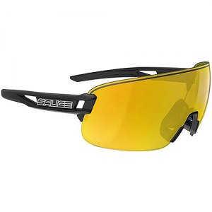 OCCHIALI CICLISMO SALICE 021RW NERO RW GIALLO