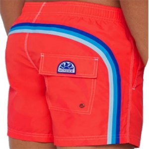 BOXER MARE SUNDEK M504BDP0300 07901 BOARDSHORT RAINBOW ELASTIC WAIST 14